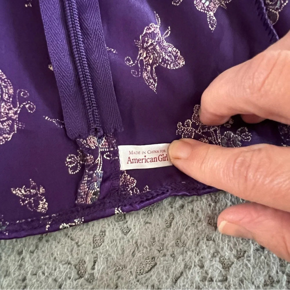 AMERICAN GIRL PURPLE KARAOKE DRESS with Hanger Retired Girl of Today Dress - Picture 4 of 4